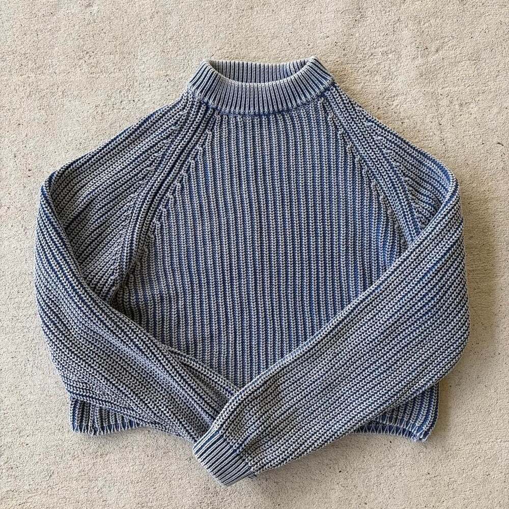 vwoollo Shoki Ruebel Heavy Knit Mock Neck Sweater